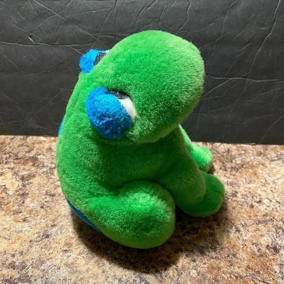 Vintage 1998 Little Coddler Green Frog Plush - Picture 5 of 5